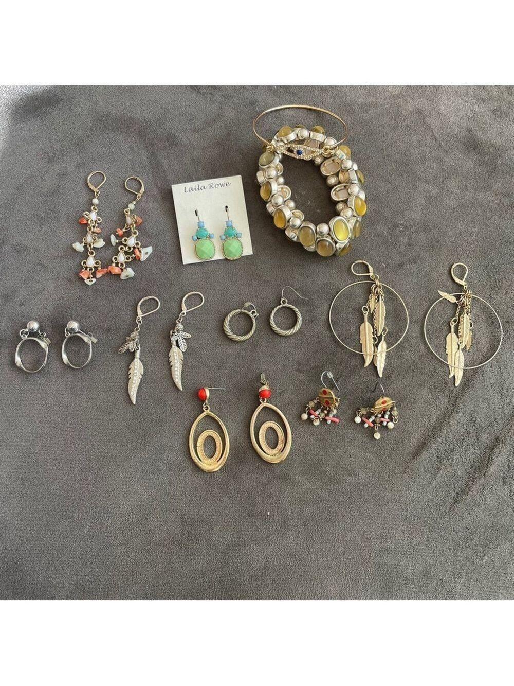 Costume jewelry bundle earrings and bracelets